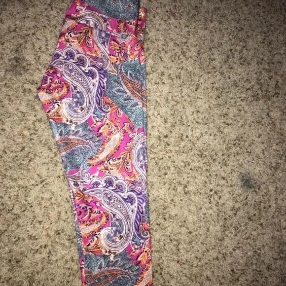 Free People Movement Crop Paisley Leggings XS - Picture 3 of 7